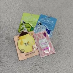 1週間後値戻し⚠️フェイスマスク パック 4点 韓国 沖縄 Verpia ルルルン