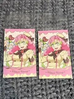 鬼滅の刃　バレンタイン＆ホワイトデー チョコ風カード　甘露寺蜜璃