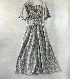 continuer de NICECLAUP　シアーワンピース　ロング　Vネック