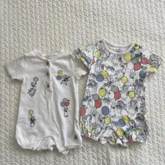 ピーターラビット柄ロンパース　Marks&Spencer 2点セット 0-3ヶ月