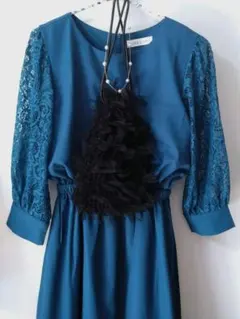 長袖マキシドレス　オケージョン3点セット