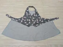 マールマール　MARLMARL　フラミンゴ柄お食事エプロン