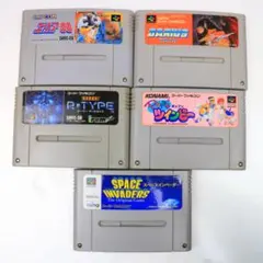 エリア88 スーパーR-TYPE ツインビーなどシューティング5点