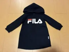 FILA フード付き長袖トップス ネイビー