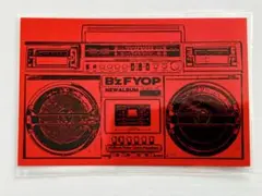 B'z 会場限定 FYOPステッカー 赤 ライブ グッズ RED 赤 シール