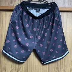 Arch 花柄 バスケットボールパンツ 黒