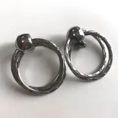 フープイヤリング　シルバー