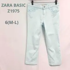 ⭐️ZARA BASIC(M-L)クロップドストレッチデニム　スリム　Z1975
