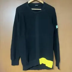 DIESEL 秋冬 クルーネックニット ブラック フリーサイズ