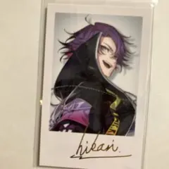 にじさんじ　渡会雲雀　箔押し　チェキ風カード