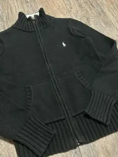 ラルフローレン　ジップアップニット　130 140 綿100