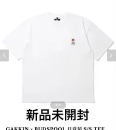 GAKKIN × BUDSPOOL 日章菊 ハワイアンシャツ オフホワイト M GAKKIN × BUDSPOOL 日章菊 ハワイアンシャツ オフホワイト M
