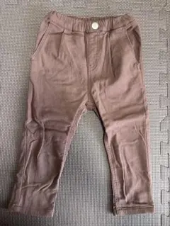 moujonjon ブラウン パンツ　90