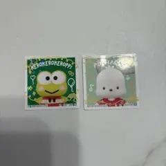 サンリオキャラクターズスナック　シール けろけろけろっぴ ポチャッコ