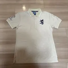 アドミラルゴルフ Admiral　ゴルフウェア　半袖ポロシャツ　メンズ　ベージュ