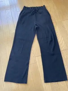ユニクロ　ウォッシャブルニットリブパンツ XL