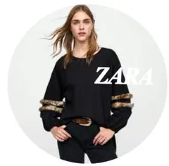 A10641 ZARA BASIC 美品 背中空きシャツめちゃかわいい完売品