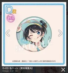 彼女お借りします　ハワイアンズ缶バッジ　更科瑠夏×30個 彼女お借りします ハワイアンズ缶バッジ 更科瑠夏×30個 - メルカリ