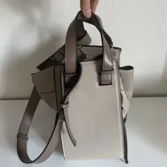 Lapistal 牛革ハンモックバッグ/BEIGE