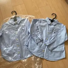 グリーンレーベルリラクシング　シャツ　2枚セット　双子　入園式　入学式