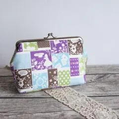 通帳がま口ポーチ*不思議の国のアリス×シック