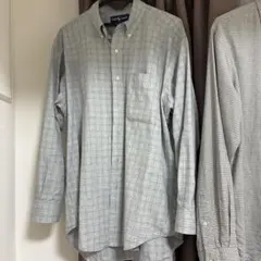 ラルフローレン ポニーなし　blakeシャツ　グレーチェック