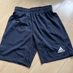 adidasアディダスハーフパンツ サッカーパンツSサイズ　紺色