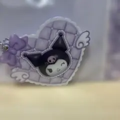 クロミ ハート型 スライドミラーキーホルダー