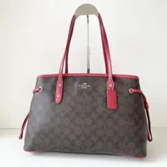 【新品・保管品】COACH トートバッグ シグネチャー 肩掛け可能 A4