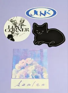 米津玄師　JUNK ステッカー　リイシューねこちゃん　Azalea
