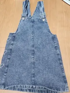 デニム ジャンバースカート 130