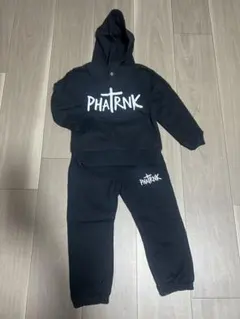 PHATRNK ファットランク　ブラック パーカー セットアップ 100 キッズ