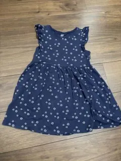 H&M 花柄 ノースリーブワンピース 98/104