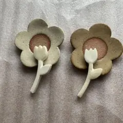 佐野智子さん　智工房　皿　器　2枚セット　オーバル 佐野智子さん 智工房 皿 器 2枚セット オーバル 佐野智子智工房tomokoubou