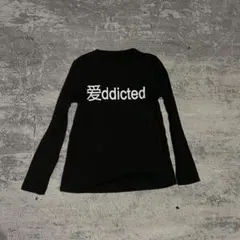 ddicted - 文字 Opium tight long T-shirts