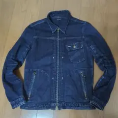 JOHNBULL　ダブルジップ　デニムジャケット 　ストレッチ