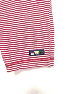 ファミリアfamiliar　赤と白のストライプ パンツ 90cmファミちゃん