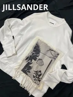 JIL SANDER フリンジ21SS/SWEATSHIRT CN LS/S