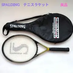 SPALDING✿テニスラケット✿美品✿ゴールド＆ブラックグラデーション✿のサムネイル