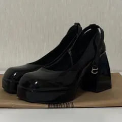 ヒールパンプス エナメル 23.5