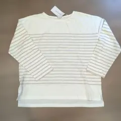 ハニーズ 長袖 ボーダー Tシャツ 白 LL 新品 未使用のサムネイル