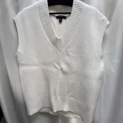 BANANA REPUBLIC ニットベスト ホワイト