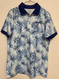 【サンライズ】SANRISE　バックプリント　メンズゴルフポロシャツ　サイズＬ サンライズ】SANRISE バックプリント メンズゴルフポロシャツ サイズL
