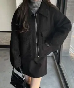 ブラック ブルゾン