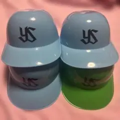 昭和レトロ ミニヘルキャップ 野球 ヤクルトスワローズ ミニチュア