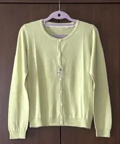 earth music&ecology ライトグリーン 長袖カーディガン M