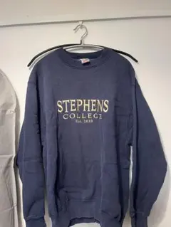 Stephens College スウェット M ネイビー