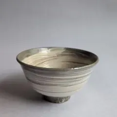 【作家物】【時代物】刷毛目 抹茶碗 小丼 飯碗 陶印あり 茶道具 民藝