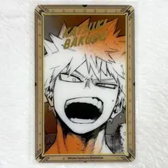 僕のヒーローアカデミア ヒロアカ 原画展 箔押しクリアカード 爆豪 勝己 ③ C