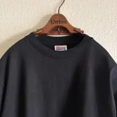 90s デッドストック ビンテージ Hanes 無地 Tシャツ ブラック S